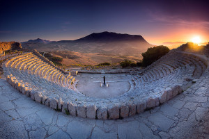 Veduta del Teatro Antico di Segesta