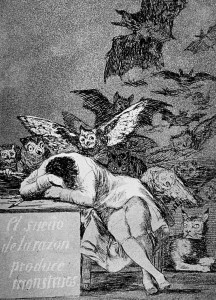 Goya:il sonno della ragione produce mostri