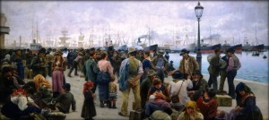  Emigranti, di Angelo Tommasi, 1896