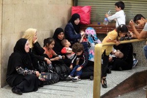 Famiglie siriane sbarcate a Palermo (foto I. Petix)