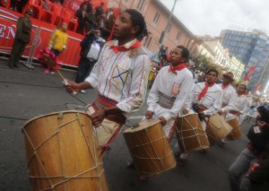  Tamburi a La Paz in occasione della danza afroboliviana del Saya