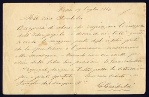 immagine lettera Garibaldi