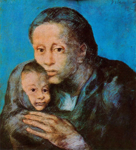 Picasso, Madre con bambino malato, 1903