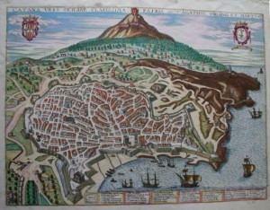 Catania-urbis-clarissima-patria-sanctae-Agathae-virginis-et-martiris-in-G.-Braun-F.-Hogenberg-Civitates-orbis-terrarum-1597.