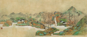 Zhang Yidan, Paesaggio, 2014