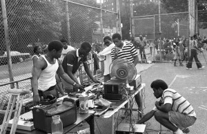 Block party al Park Jam, South Bronx nel 1984