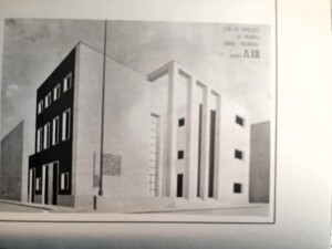 Palermo, concorso progetto: Casa del Mutilato, 1933 (in coll. A. casella)
