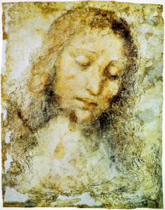 Cristo, di Leonardo da Vinci