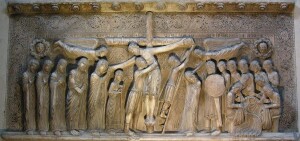  Benedetto Antelami, “Deposizione dalla Croce” (1178), transetto destro del Duomo di Parma