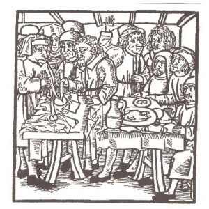 Profanazione delle ostie a Sternberg, xilografia, Lubecca, 1492