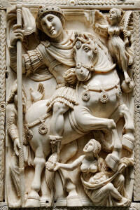 “Dittico Barberini”, avorio bizantino della prima metà del VI secolo, Museo del Louvre