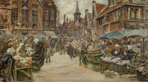 Hanus Schwaiger, Mercato del pesce a Bruges