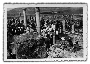 Lunedì di Pasqua a Thuburbo Majus, anni 50 (Archivio Pendola)