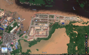 Kinshasa, Cité du Fleuve, veduta satellitare