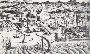            Fig. 3 Naples, shipyard, 1618, J. Van de Velde