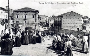 Lama dei Peligni, Processione del Gesù Bambino, anni 20-30