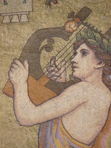 Mosaico della Musa Euterpe, sala Rameau, Lione