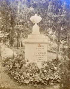 - foto del 1867 del monumento di Mark Seager – collezione privata Tristano