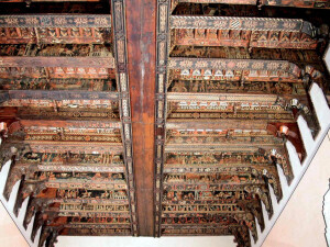 Palermo, Il soffitto ligneo della Sala Magna del Palazzo dello Steri