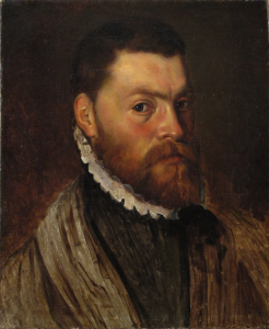 8.P. P. Rubens (opera qui attribuita). Ritratto d’Uomo, studiato anche come “Busto Virile” Dipinto ad olio su tela, cm.46 x 38 Datazione 1602 circa