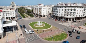 Rabat, Axe Mohammed V, artère principale du centre-ville