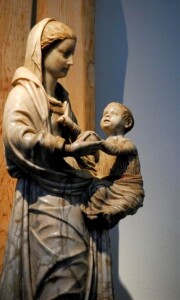 Madonna con bambino, di Francesco Laura, Salemi, Museo Civico
