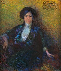 Ritratto di Grazia Deledda, di Plinio Nomellini, 1914
