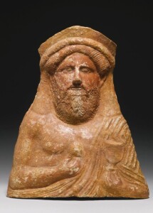 Statuetta ex voto, rappresentante Ade o Dioniso, Boezia, IV sec. a. C., collezione privata