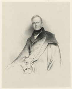 Ritratto di W. Dickinson, litografia su carta di R. J. Lane, 1825-1850 ca. (270 mm x 214 mm),  National Portrait Gallery, Londra