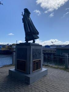 Statua di Santa Rosalia nella baia di Monterey (ph. Roberta Morosini)