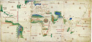 The Cantino Planisphere, 1502 (biblioteca Estense universitaria Modea9