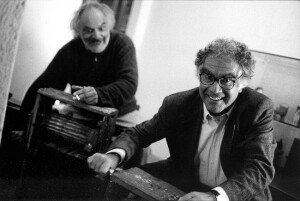 Federico Tavan con carlo Ginzburg (ph. Danilo De Marco)