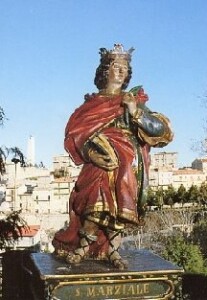 La statua di san Marziale (ph. Antonio Piccoli)