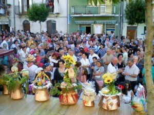 Le conche portate in processione (ph. Antonio Piccoli)