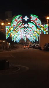 festa di san Marziale  a Torricella Peligna, luminarie