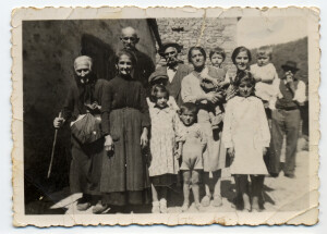 La famiglia mezzadrile Cardini, 1941