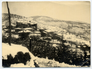 Carda negli anni 50 sotto la neve