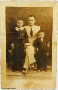 Lo zio a Cuba nel 1940 con due figli 