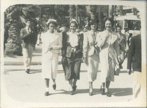 A passeggio per avenue Jules Ferry (Archivio di famiglia Contento Cangemi)