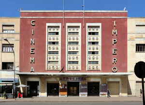 Asmara, Cinema Impero, 1937, progettato dall'arch. Messina