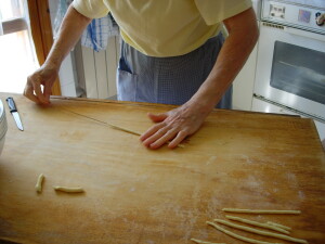 preparazione delle busiate