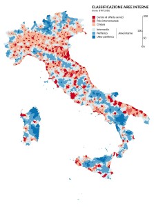 Mappa delle aree interne