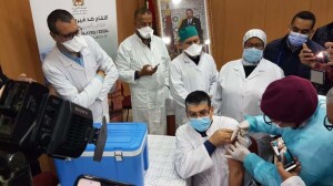  Morocco began this morning January 29 vaccinating health workers security services and local authorities across the country against COVID-19