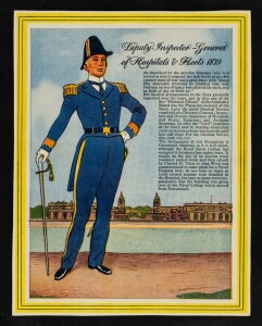 Figura 8: Uniforme di Deputy Inspector-General of Hospitals & Fleets, 1879 -da https://wellcomecollection.org/