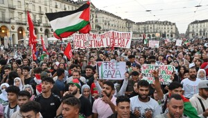 Manifestazione pro Palestina a Torino