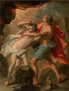 Orfeo e Euridice, di Gaetano Gandolfi (1734-1802)