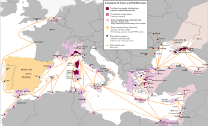 L'espansione della Repubblica di Genova nel Mediterraneo