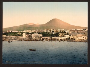  Portici discesa del Lido dorato, Attilio Pratella, fine Ottocento, collezione privata