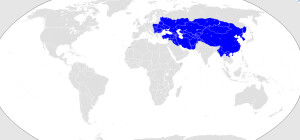 Estensione approssimativa dell’impero Mongolo, da Wikipedia; 