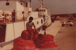 mio padre al porto di Marsala